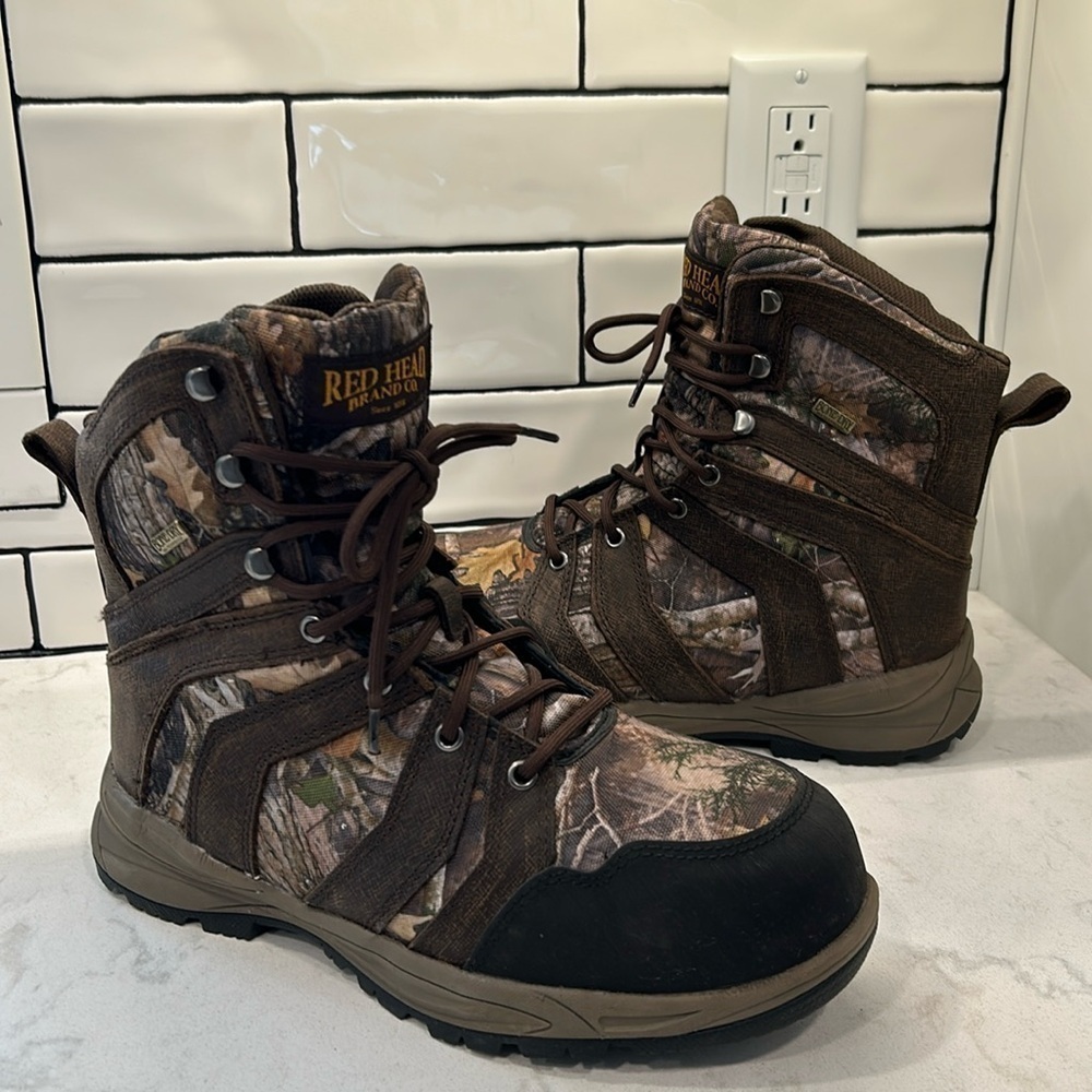 Red Head Brand Co. Timbertrek 1000 10W Men’s Hunting Camo Boot NWOT